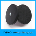 Prevent damage rubber coated taxi roof mounting magnet